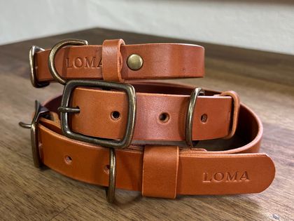 Leather Dog Collars - Large